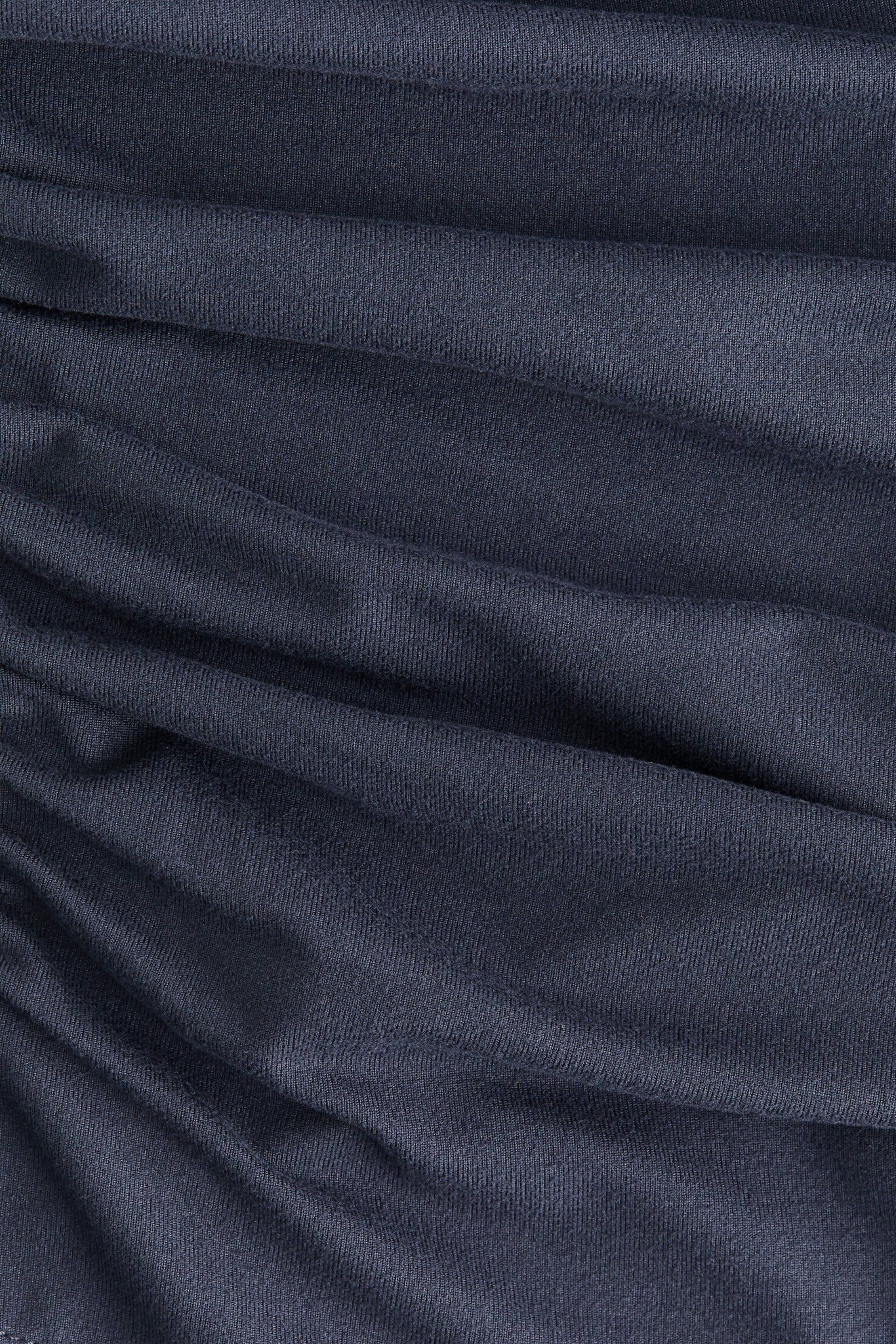 Draped boat-neck top